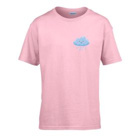   Detské tričko materská ceduľka so vzorom obláčika Pink 110 veľ