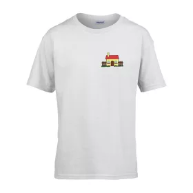   Detské tričko s nápisom škôlka so vzorom domčeka White 110 veľ