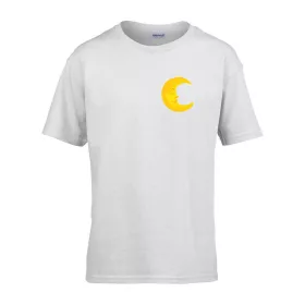   Detské tričko materská ceduľka so vzorom mesiaca Biela 110 veľ