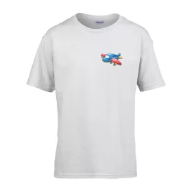   Detské tričko s nápisom škôlka s letiacim vzorom White 158 veľ