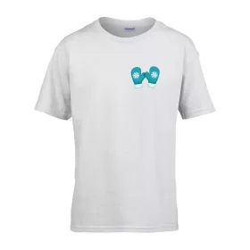   Detské tričko škôlka nápis so vzorom rukavíc Biela 110 veľ