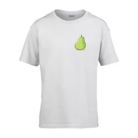   Detské tričko škôlka nápis so vzorom Hruška Biela 110 veľ