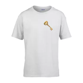   Detské tričko s nápisom škôlka so vzorom Key White 110 veľ