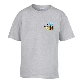   Detské tričko škôlka nápis so vzorom včiel Grey veľkosť 110
