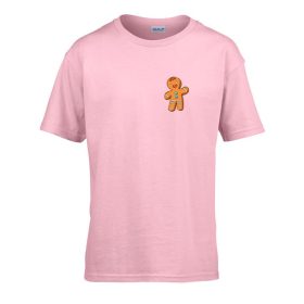   Detské tričko s nápisom škôlka so vzorom perníčky Pink 110 veľ