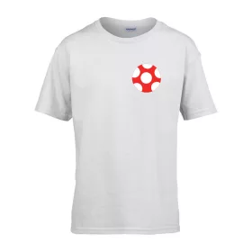   Detské tričko s nápisom škôlka Červená bodkovaná guľa vzor Biela 158 veľ