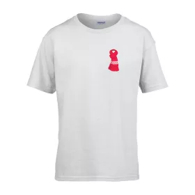   Detské tričko s nápisom škôlka so vzorom šatky Biela 158 veľ