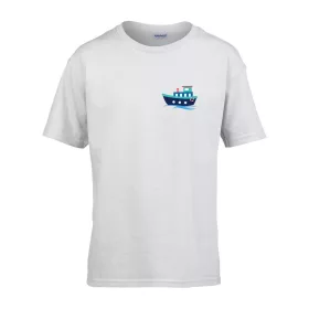 Detské tričko do škôlky so vzorom lode White 110 veľ