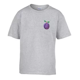   Detské tričko s nápisom škôlka Slivka vzor Sivá veľkosť 110