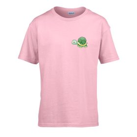   Detské tričko do škôlky so vzorom korytnačky Pink 110 veľ