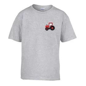   Detské tričko s nápisom do škôlky so vzorom Traktor Grey veľkosť 158