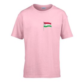   Detské tričko s nápisom škôlka so vzorom vlajky Pink 110 veľ