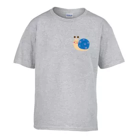   Detské tričko s nápisom škôlka Farebný vzor slimáka Grey veľkosť 110