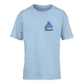   Detské tričko s nápisom škôlka so vzorom čiapky Svetlomodrá 158 veľ