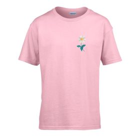   Detské tričko škôlka nápis so vzorom Daisy Pink 110 veľ