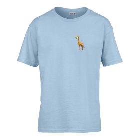   Detské tričko do škôlky so vzorom Žirafa Svetlomodrá 158 veľ