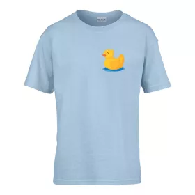   Detské tričko škôlka nápis so vzorom Kačica Svetlomodrá 110 veľ