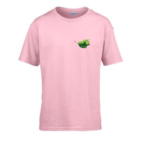   Detské tričko škôlka nápis so vzorom Caterpillar Pink 110 veľ