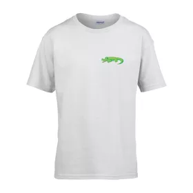   Detské tričko ceduľka škôlka s krokodílím vzorom White 110 veľ
