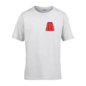   Detské tričko s nápisom škôlka so vzorom sukne Biela 158 veľ