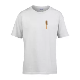   Detské tričko do škôlky s hrebeňovým vzorom White 110 veľ