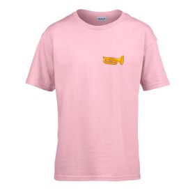   Detské tričko s nápisom do škôlky so vzorom Trumpet Pink 110 veľ