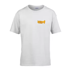   Detské tričko škôlka nápis so vzorom Trumpet White 158 veľ