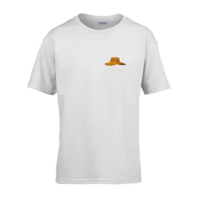   Detské tričko s nápisom škôlka s klobúkovým vzorom White 110 veľ