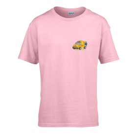   Detské tričko s nápisom škôlka so vzorom auta Ambulance Pink 110 veľ