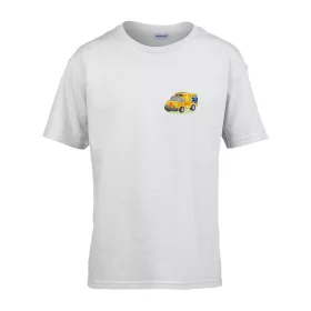   Detské tričko s nápisom škôlka so vzorom sanitky White 110 veľ