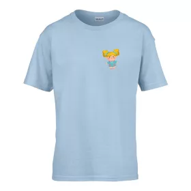   Detské tričko do škôlky s baby vzorom Svetlomodré 110 veľ