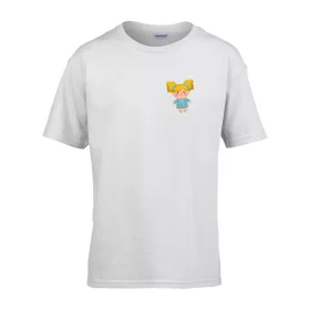 Detské tričko do škôlky s baby vzorom White 122 veľ