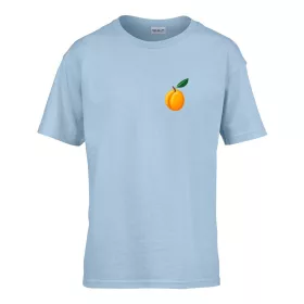   Detské tričko materská ceduľka so vzorom Peach Svetlomodrá 110 veľ