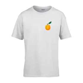   Detské tričko materská ceduľka so vzorom Peach White 110 veľ