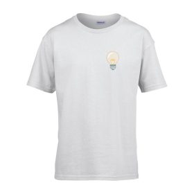   Detské tričko s nápisom škôlka so vzorom žiarovky Biela 158 veľ