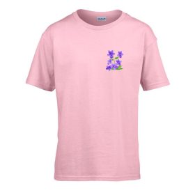   Detské tričko ceduľka škôlka s Violet vzorom Pink 110 veľ