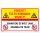 Fokozott tűz-és robbanásveszély! Dohányzás és nyílt láng használata tilos! Öntapadós matrica 160x250 mm