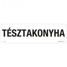 Tésztakonyha Öntapadós matrica 250x80 mm