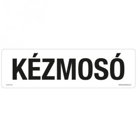 Kézmosó Öntapadós matrica 250x80 mm