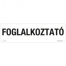 Foglalkoztató Öntapadós matrica 250x80 mm