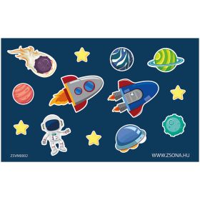 Öntapadós űr matrica csomag