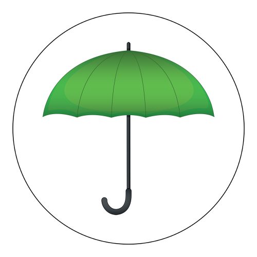 Öntapadós Ovis jel csomag Esernyő  mintával