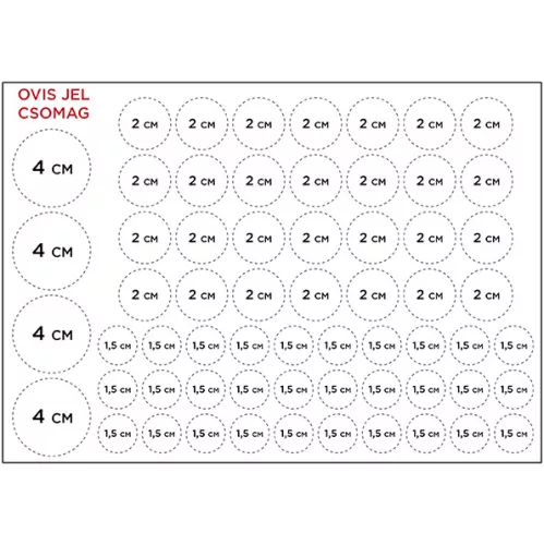 Samolepiaci balíček s nápisom do škôlky so vzorom Korytnačka