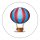 Vasalható Ovis jel csomag  Hőlégballon  mintával